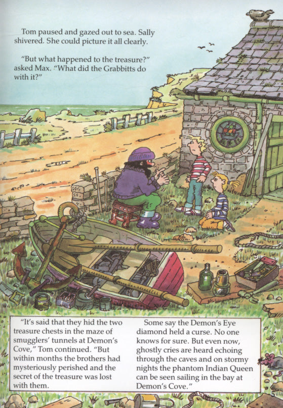 Usborne Puzzle Adventures Danger At Demon's Coye