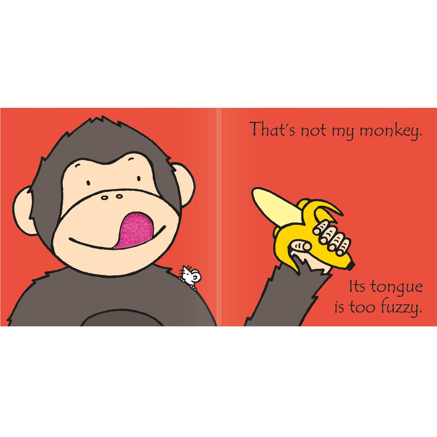 Usborne That's not my Monkey Touchy Feely Book 這不是我的猴子 觸摸書