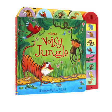 Usborne Noisy Jungle Sound Book 熱鬧的森林發聲書
