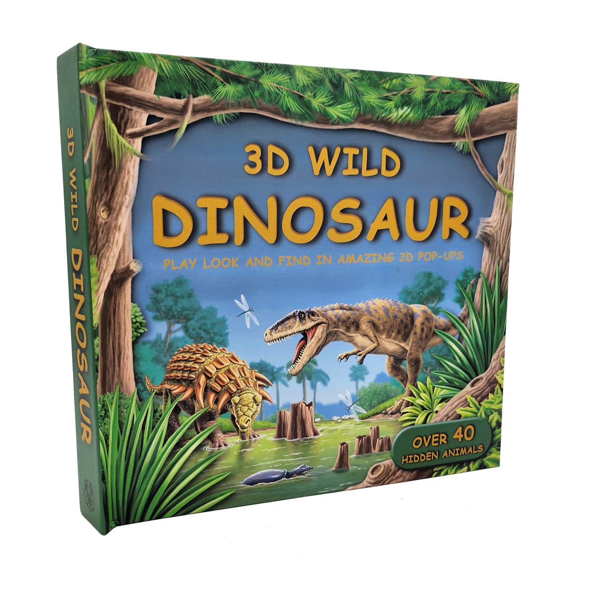 3D Wild Dinosaur Pop-up Book 3D恐龍世界立體書
