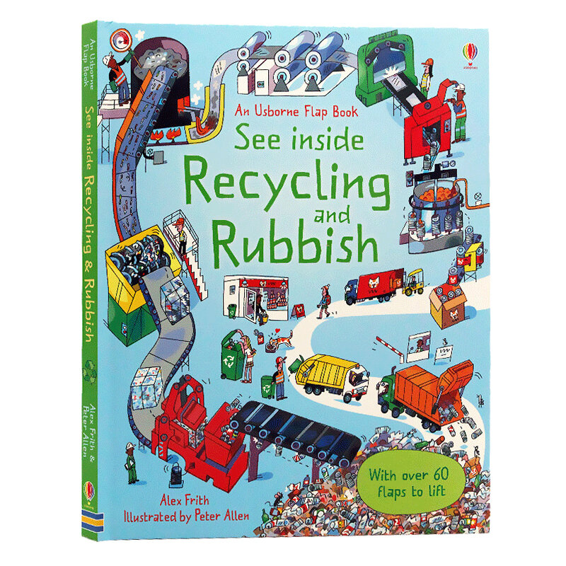 Usborne See Inside Recycling and Rubbish 垃圾回收 深入認識百科翻翻書