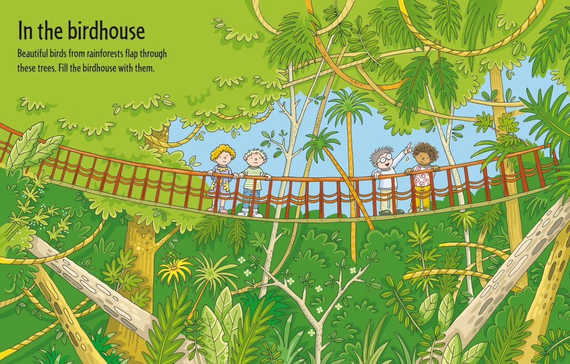 Usborne Zoo First Sticker Book Zoo First Sticker Book 動物園貼紙書