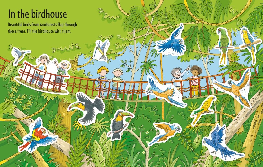 Usborne Zoo First Sticker Book Zoo First Sticker Book 動物園貼紙書