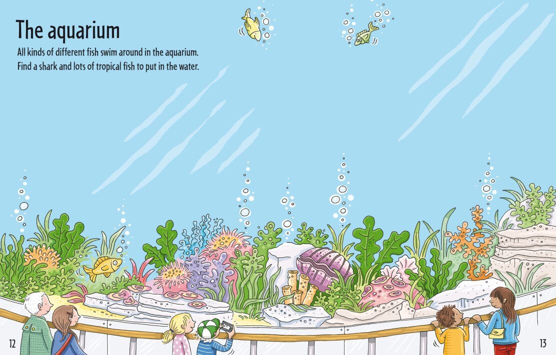 Usborne Zoo First Sticker Book Zoo First Sticker Book 動物園貼紙書