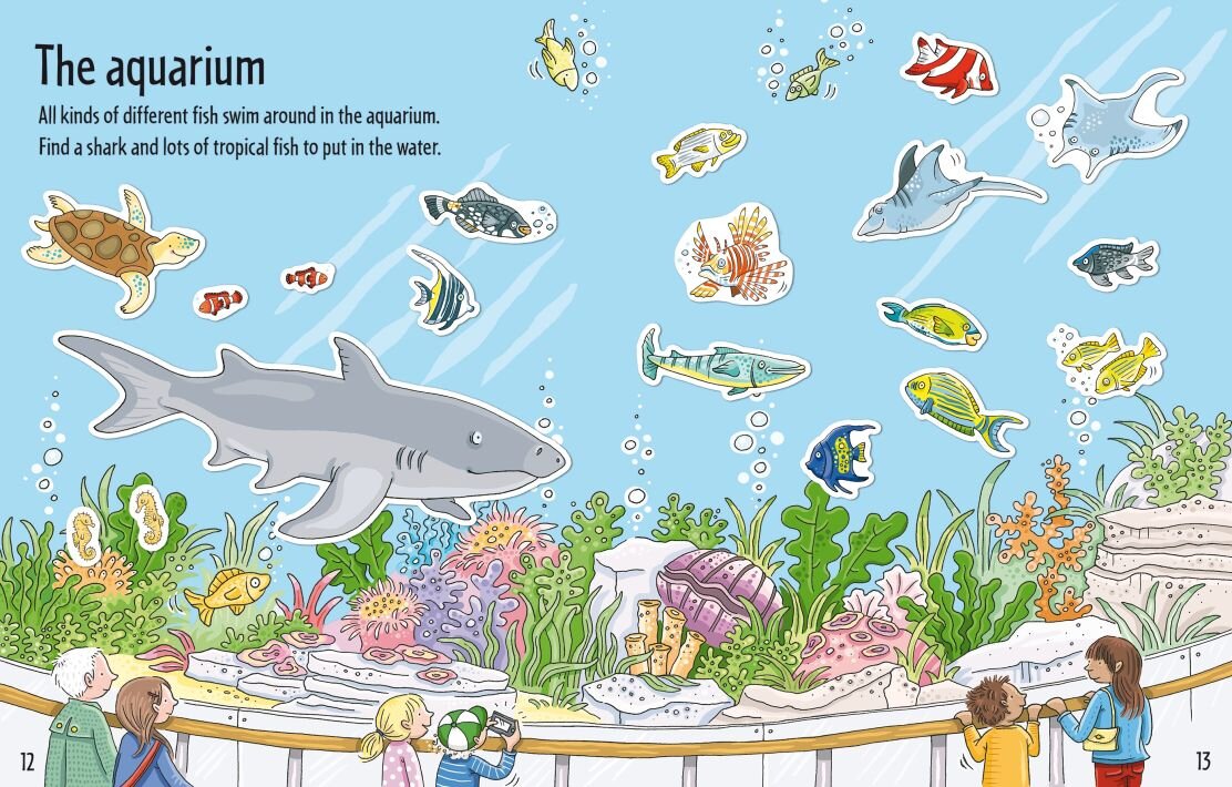 Usborne Zoo First Sticker Book Zoo First Sticker Book 動物園貼紙書