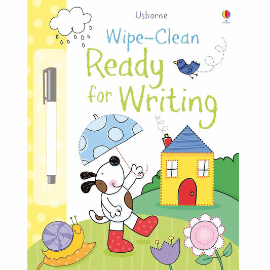 Usborne Wipe-Clean Ready for Writing Pen Control Skill 可擦寫 幼兒開始寫字握筆控制訓練遊戲書