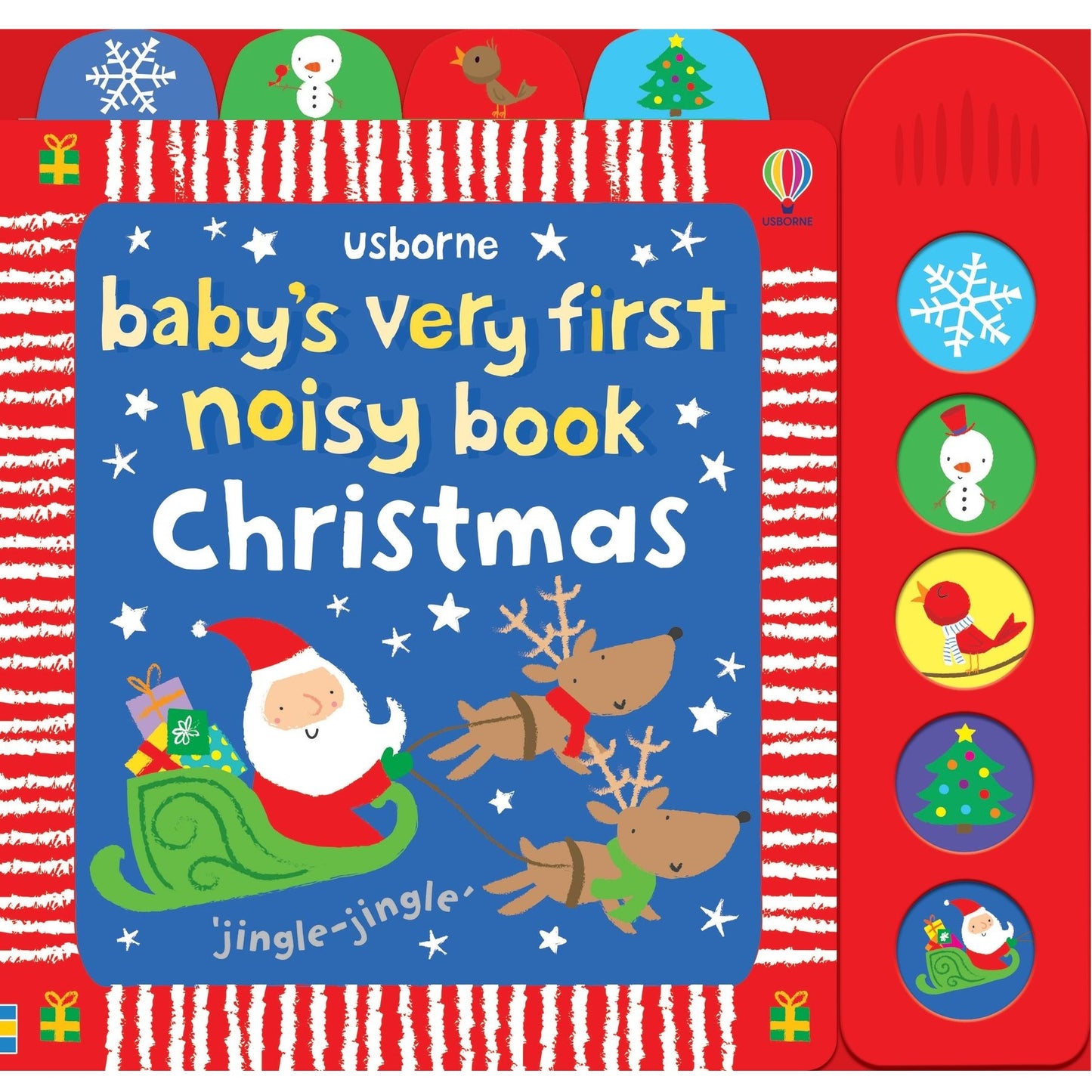 Usborne Baby's Very First Noisy Book Christmas 寶寶的第一本發聲書：聖誕節
