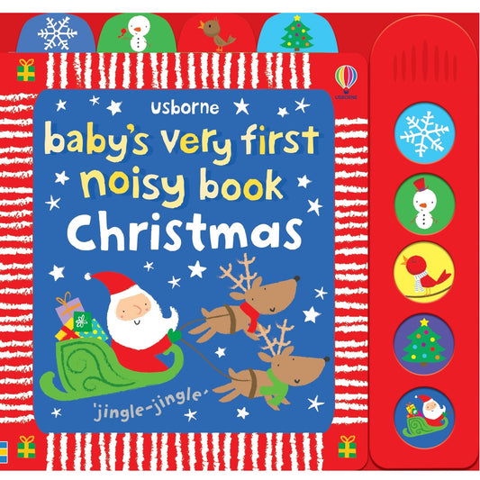 Usborne Baby's Very First Noisy Book Christmas 寶寶的第一本發聲書：聖誕節