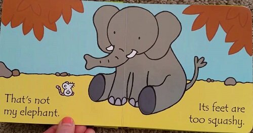 Usborne That's Not My Elephant Touchy-feely Board Book 那不是我的大象 觸摸書