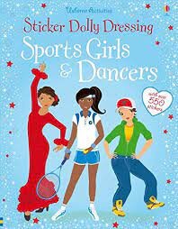 Usborne Sticker Dolly Dressing: Sports Girls & Dancers Sticker