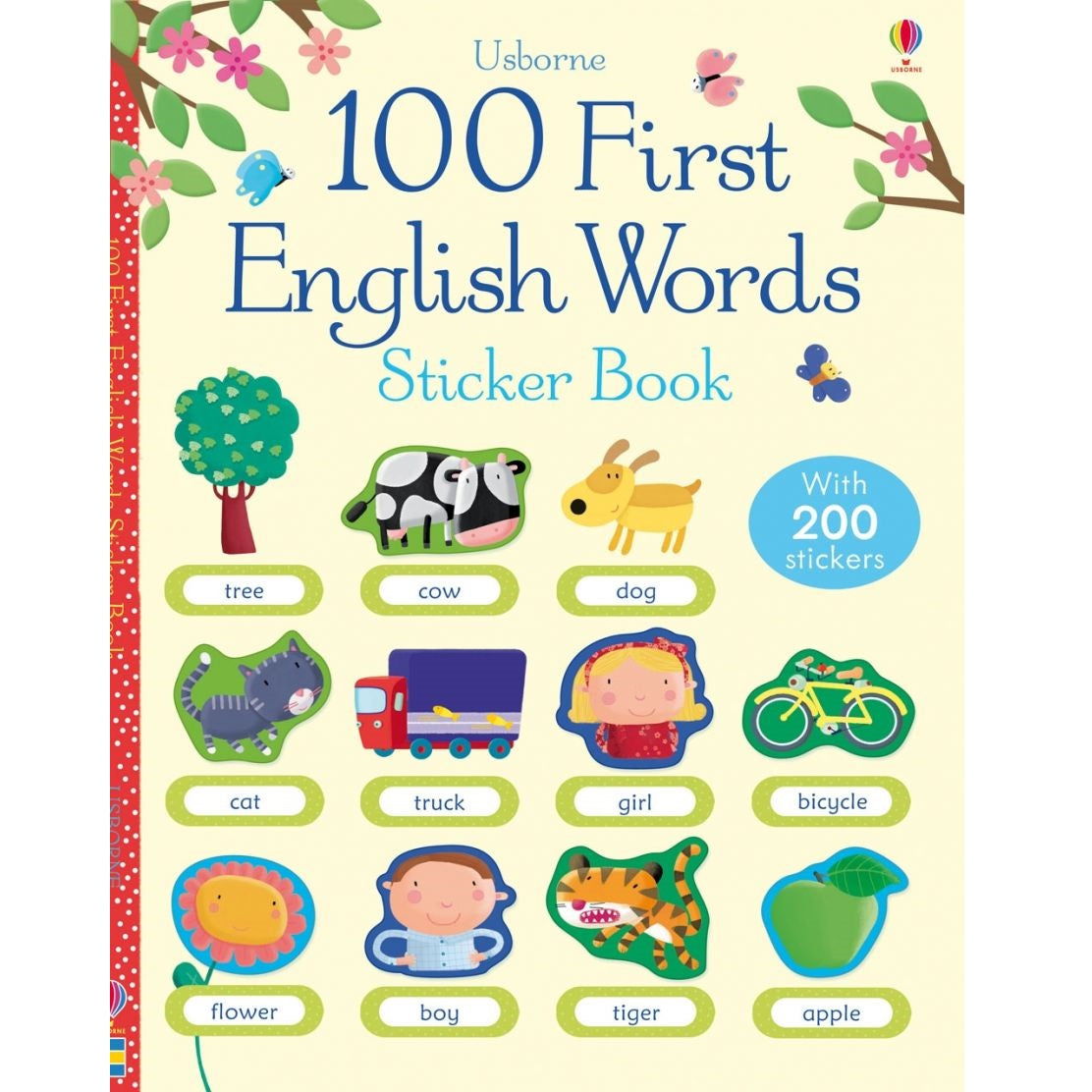 Usborne 100 First English Words Sticker Book – MY SCHOOL BUS