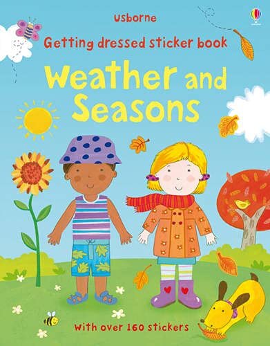 Usborne Getting Dressed Sticker Book Weather and Seasons 貼紙書