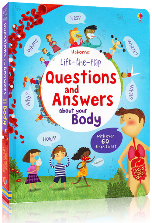Usborne Lift-the-flap Questions and Answers about your Body 你的身體 問答百科翻翻書
