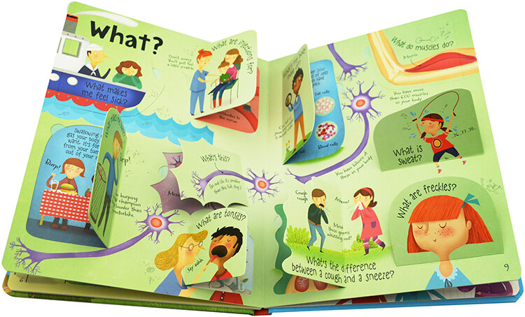 Usborne Lift-the-flap Questions and Answers about your Body 你的身體 問答百科翻翻書