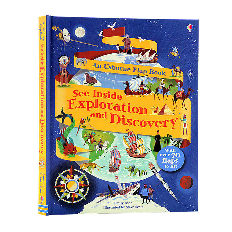 Usborne See Inside Exploration and Discovery 探險與發現 深入認識百科翻翻書