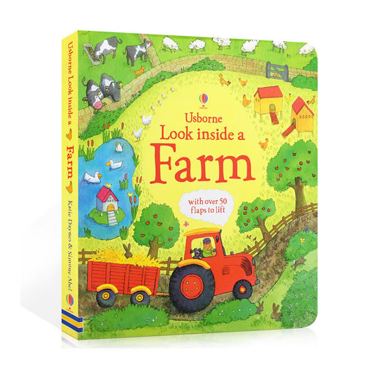 Usborne Look Inside a Farm Look Inside a Farm 農場 揭秘系列翻翻書