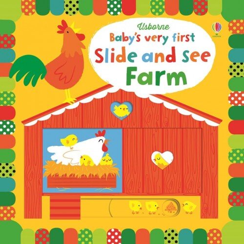 Usborne Baby's Very First Slide And See Farm 動手指書 農場 Baby's Very First Slide And See Farm