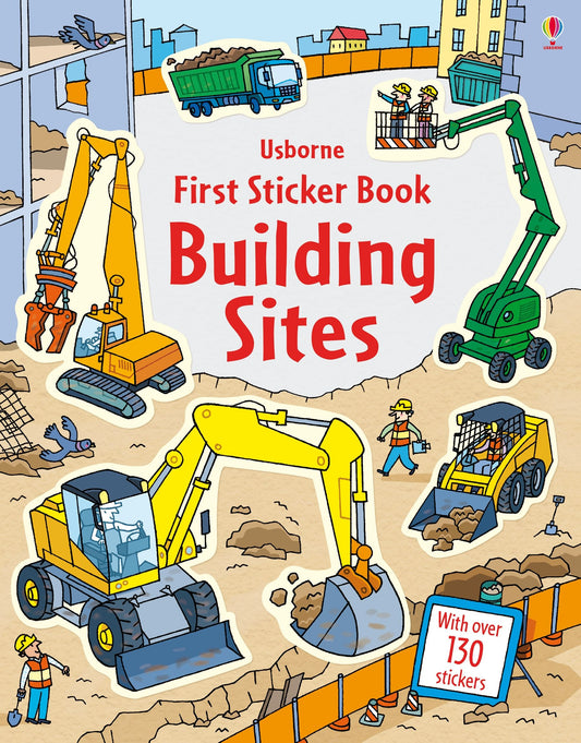 Usborne Building Sites First Sticker Book 建築工地貼紙書