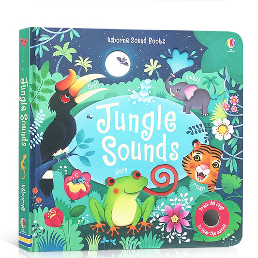 Usborne Jungle Sound Book 森林的聲音觸摸發聲書