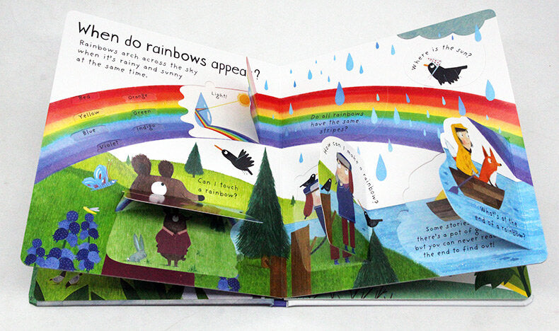 Usborne First Questions and Answers: What makes it rain? 雨水是怎樣形成的? 啟蒙問答翻翻書