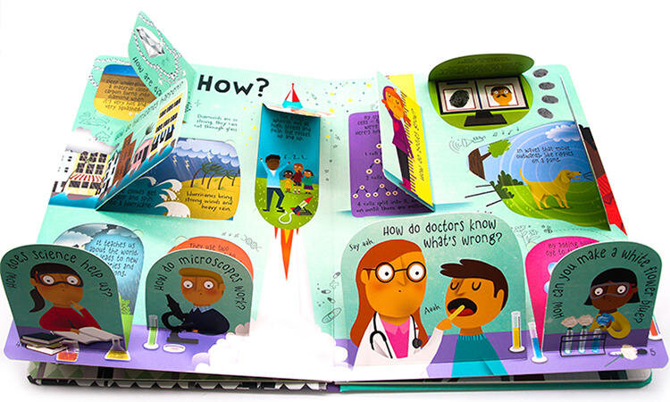Usborne Lift-the-flap Questions and Answers about Science 科學 問答百科翻翻書