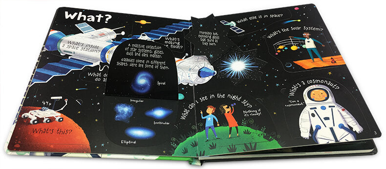 Usborne Lift-the-flap Questions and Answers about Space 太空 問答百科翻翻書