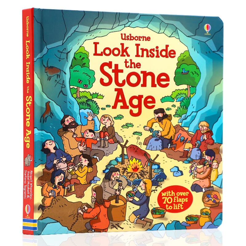 Usborne Look Inside the Stone Age 石器時代 揭秘系列翻翻書