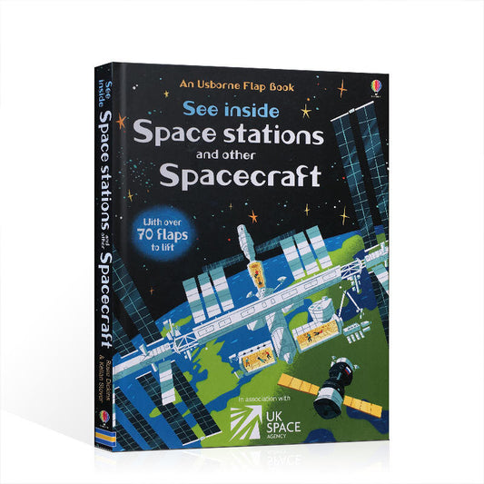 Usborne See Inside Space Stations and Other Spacecraft 太空站及太空船 深入認識百科翻翻書