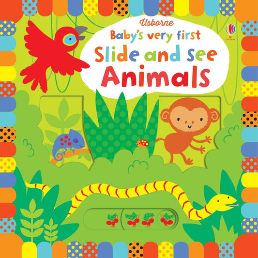 Usborne Baby's Very First Slide And See Animals 英國 Baby's Very First Slide And See Animals