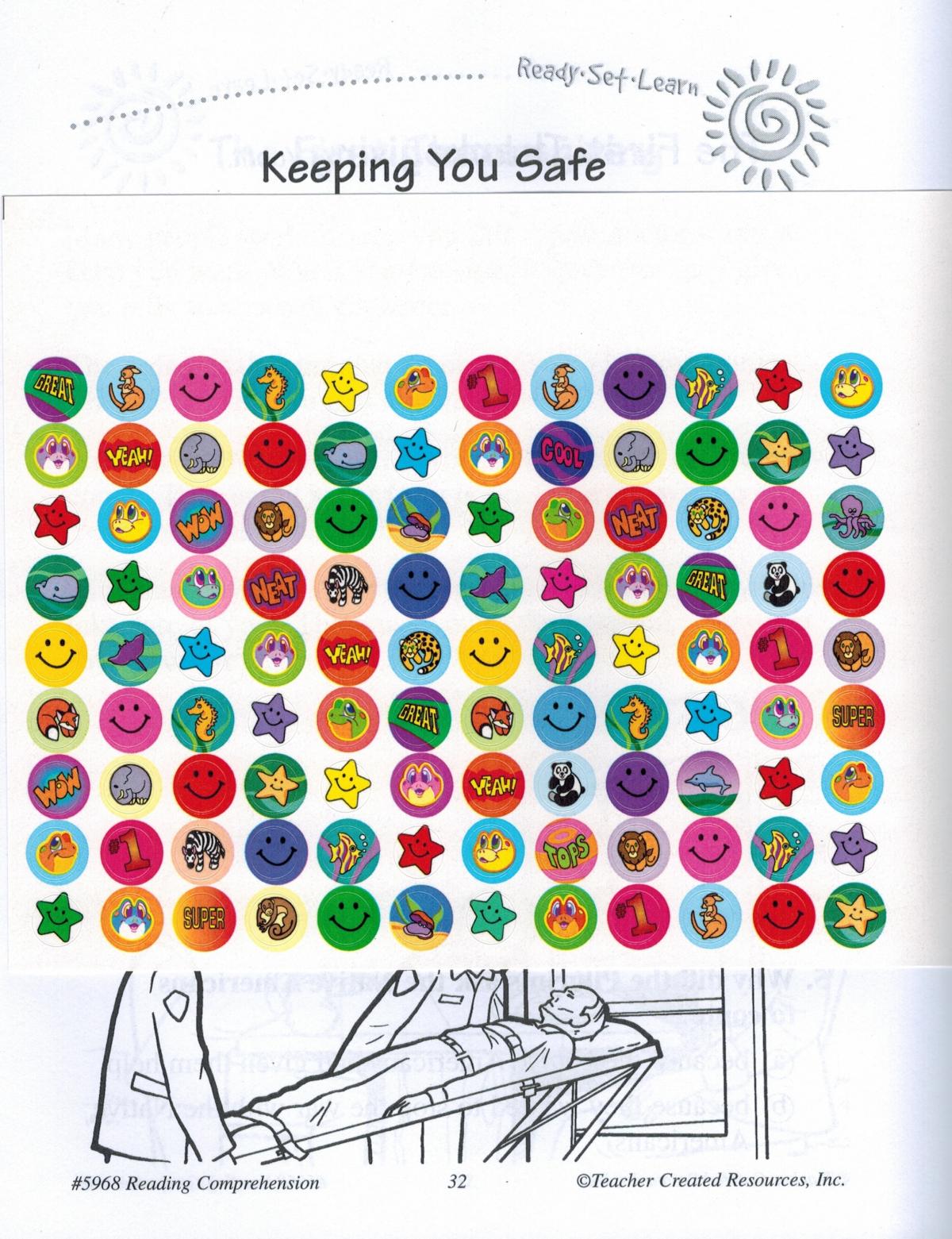 Teacher Created Resources Ready-Set-Learn Reading Comprehension Grade 1