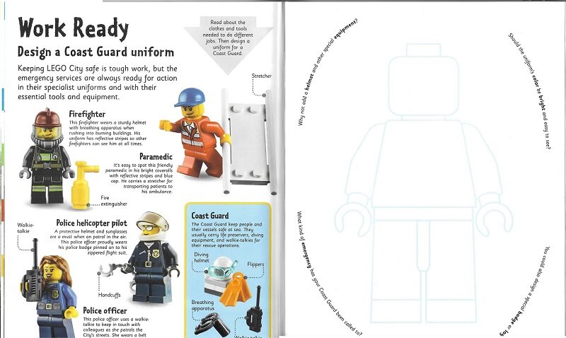 Lego City Folder Fun! Reader + Sticker Book + Ideas + Activity LEGO City Folder Fun! 4書玩樂套裝 故事書 + 貼紙書 + 活動書 + 創意手冊