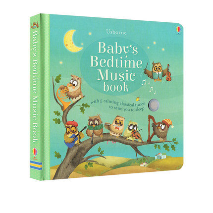 Usborne Baby's Bedtime Music Book 寶寶晚安曲發聲書 Baby's Bedtime Music Book
