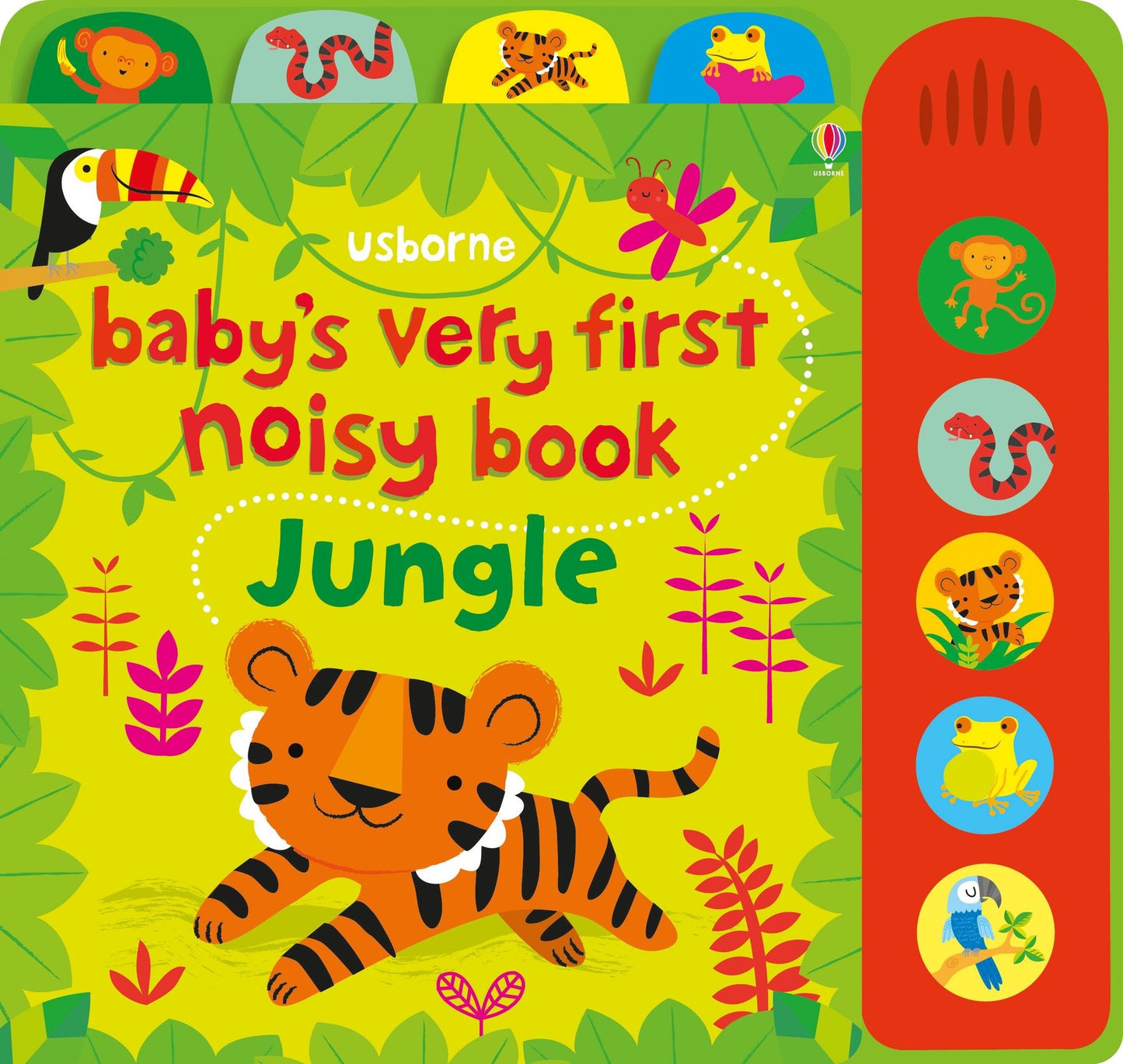Usborne Baby's Very First Noisy Book Jungle 寶寶的第一本發聲書：叢林