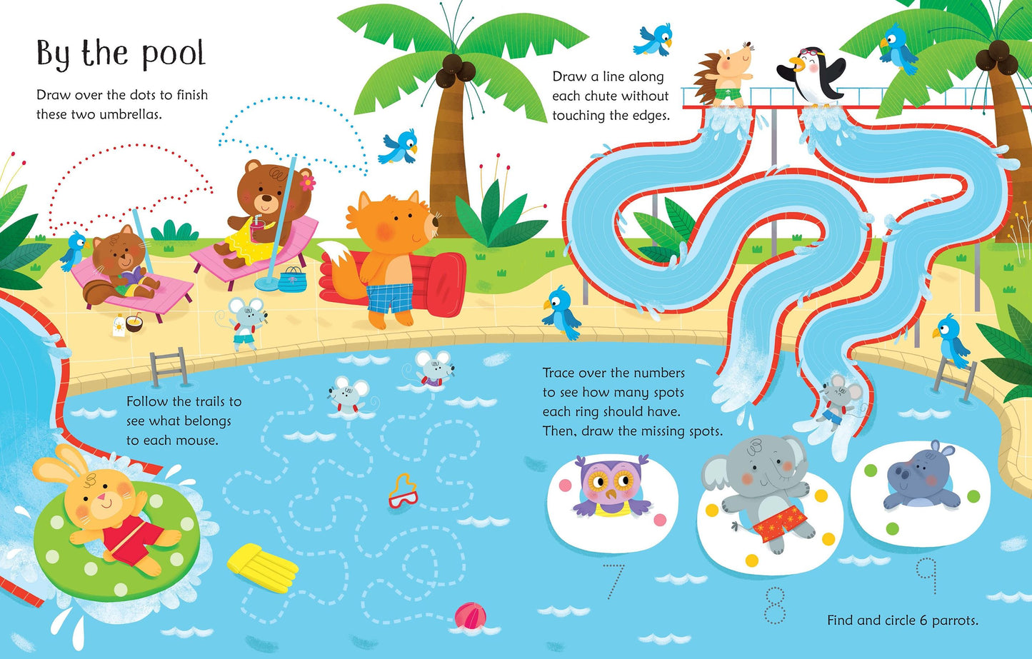 Usborne Wipe-Clean Travel Activities Practise Pen Control Activity Book 可擦寫的旅行活動 寫字訓練遊戲書