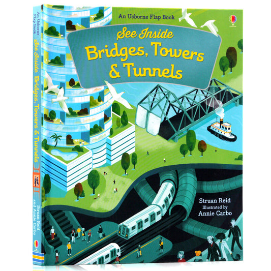 Usborne See Inside Bridges, Towers and Tunnels 橋樑、高樓和隧道 深入認識百科翻翻書