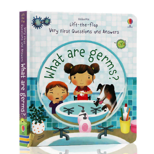 Usborne Very First Questions and Answers What are Germs? 細菌是什麼? 幼兒啟蒙問答翻翻書