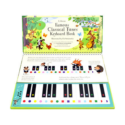 Usborne 古典音樂鋼琴發聲書 Famous Classical Tunes Keyboard Book
