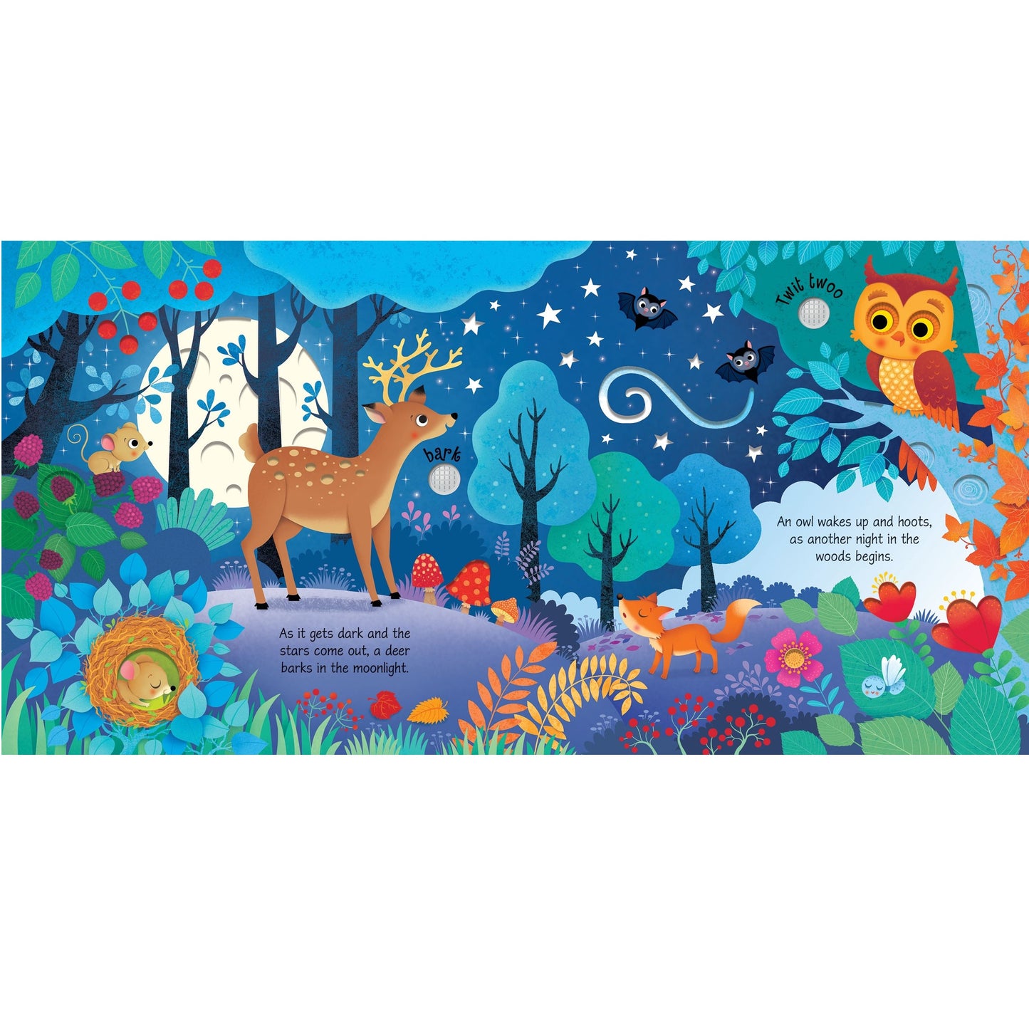 Usborne Woodland Sound Book 叢林觸摸發聲書