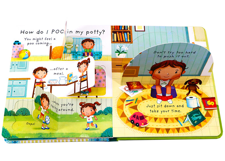 Usborne Very First Questions and Answers Why do we need a potty? 我們為什麼需要便盆? 幼兒啟蒙問答翻翻書