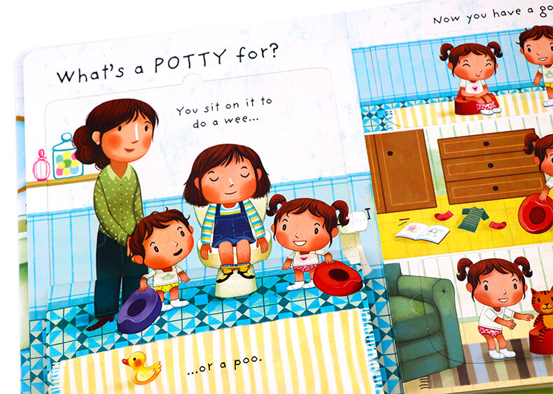 Usborne Very First Questions and Answers Why do we need a potty? Very First Questions and Answers Why do we need a potty? 我們為什麼需要便盆? 幼兒啟蒙問答翻翻書