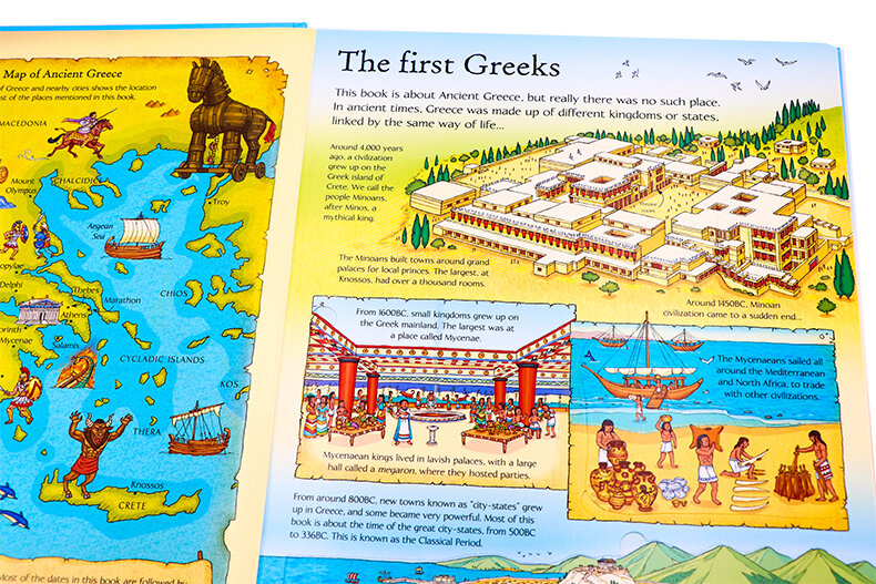 Usborne See Inside Ancient Greece 古希臘 深入認識百科翻翻書