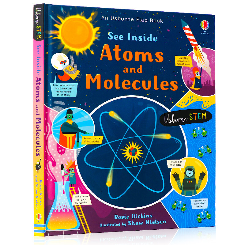Usborne See Inside Atoms and Molecules 原子與分子 深入認識百科翻翻書