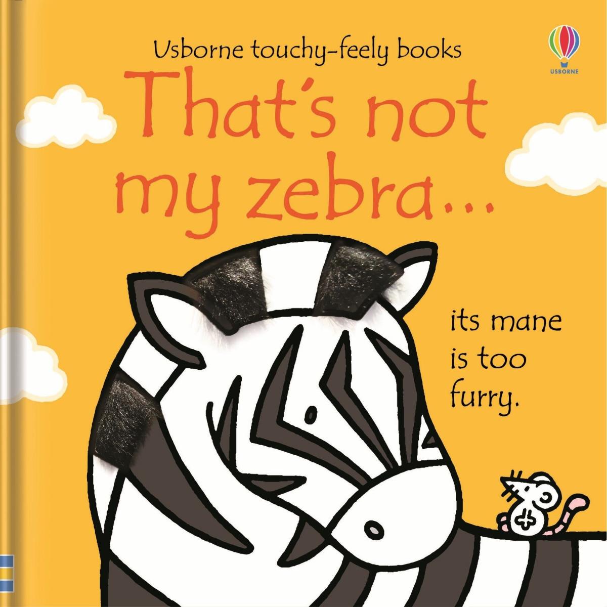 Usborne That's Not My Zebra Touchy-feely Board Book 那不是我的斑馬 觸摸書
