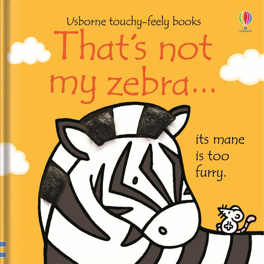 Usborne That's Not My Zebra Touchy-feely Board Book 那不是我的斑馬 觸摸書