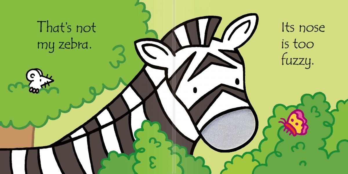 Usborne That's Not My Zebra Touchy-feely Board Book 那不是我的斑馬 觸摸書