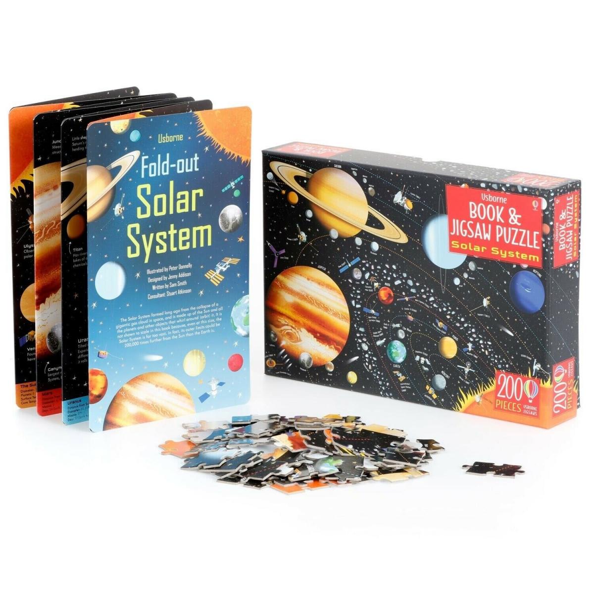 Usborne Book and Jigsaw Solar System 2合1圖書&拼圖禮盒 太陽系 Book and Jigsaw Solar System