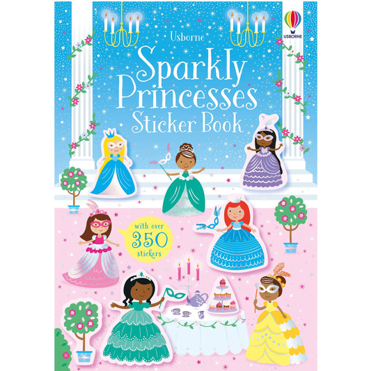 Usborne Sparkly Princess Sticker Book 閃亮公主貼紙書