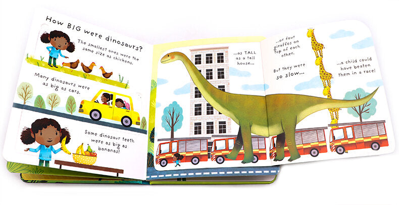 Usborne Very First Questions and Answers Are Dinosaurs Real? 恐龍是真的存在嗎? 幼兒啟蒙問答翻翻書