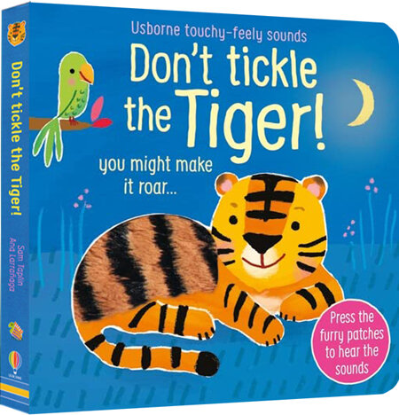 Usborne Don't Tickle the Tiger! Touchy-Feely Sound Book 老虎搔搔癢！絨毛觸摸發聲書