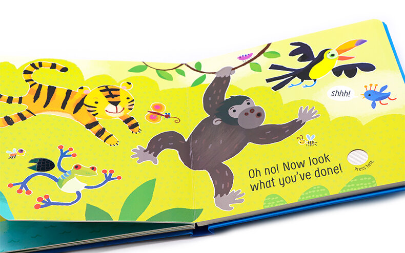 Usborne Don't Tickle the Tiger! Touchy-feely Sound Book 別給老虎撓癢癢！絨毛觸摸發聲書